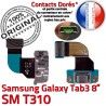 Samsung Galaxy TAB 3 SM-T310 Ch OFFICIELLE Nappe Connecteur Qualité de Charge MicroUSB Dorés Chargeur TAB3 Réparation ORIGINAL Contacts