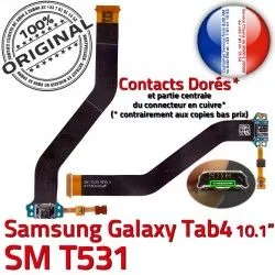 Chargeur Contacts Ch 4 Qualité TAB OFFICIELLE Nappe TAB4 Dorés ORIGINAL Connecteur Réparation SM-T531 Galaxy Charge de MicroUSB Samsung