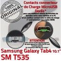 Samsung Galaxy TAB 4 SM-T535 Ch Chargeur Nappe Dorés de ORIGINAL Réparation Charge MicroUSB Qualité TAB4 Connecteur OFFICIELLE Contacts