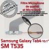 Samsung Galaxy TAB 4 SM-T535 Ch TAB4 ORIGINAL Nappe Chargeur Réparation Connecteur Charge Qualité OFFICIELLE Contacts MicroUSB de Dorés