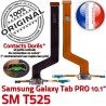 Samsung Galaxy SM-T525 C TAB PRO Contact de Chargeur ORIGINAL MicroUSB Charge Réparation Doré OFFICIELLE T525 Qualité Nappe SM Connecteur