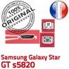 Samsung Galaxy Star GT s5820 C Pins USB Prise de à Connector ORIGINAL Dorés Micro souder Flex Dock Connecteur charge Chargeur