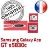 Samsung Galaxy ACE GT s5830c C Micro USB Dock Flex de à Prise Connecteur souder ORIGINAL charge Pins Chargeur Connector Dorés