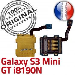 Contact Mini Read GT-i8190N Galaxy S3 Connecteur Nappe Connector Samsung Doré SD ORIGINAL Qualité Lecteur Memoire Micro-SD Carte