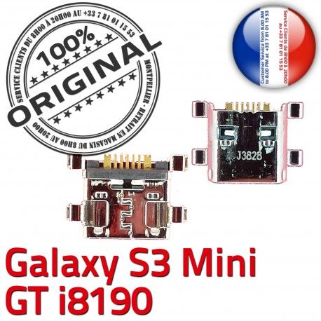 ORIGINAL Samsung Galaxy S3 Mini GT-i8190N Connecteur de charge MicroUSB Chargeur 