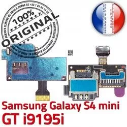 ORIGINAL Carte Memoire Micro-SD Mini Samsung S4 i9195i Contact Connector GT Nappe Doré Connecteur Galaxy Read S Qualité SIM i9195iLecteur