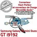 Samsung Galaxy S4 Duo GTi9192 C Qualité Duos Chargeur GT Charge Nappe S RESEAU MicroUSB Microphone ORIGINAL Connecteur i9192 4 OFFICIELLE Prise