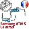 Samsung ATIV S GT i8750 C Charge Nappe Connecteur Chargeur ORIGINAL Prise Qualité OFFICIELLE RESEAU Antenne Microphone MicroUSB