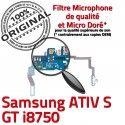 Samsung ATIV S GT i8750 C Qualité Microphone Nappe ORIGINAL Prise Antenne MicroUSB OFFICIELLE Chargeur Charge Connecteur RESEAU