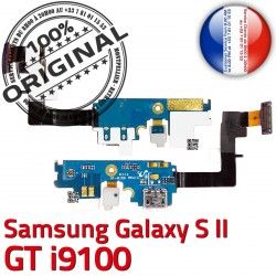 ORIGINAL Charge Qualité GT RESEAU S2 OFFICIELLE Antenne Galaxy i9100 Nappe Microphone Prise C MicroUSB Samsung Chargeur Connecteur