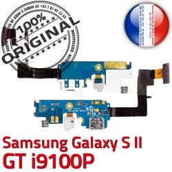 S2 i9100P Samsung Charge Prise Antenne OFFICIELLE ORIGINAL GT Galaxy RESEAU Connecteur Nappe Microphone Chargeur C MicroUSB Qualité