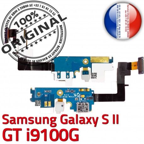 Samsung Galaxy S2 GT i9100G C Prise Qualité Connecteur Charge ORIGINAL MicroUSB Chargeur Nappe Antenne OFFICIELLE RESEAU Microphone