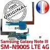 Samsung Galaxy NOTE3 SM N9005 C Charge Microphone Antenne Qualité MicroUSB OFFICIELLE RESEAU Nappe LTE Connecteur Chargeur ORIGINAL