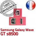 Samsung Galaxy Wave GT s8500 C USB à Pins charge Chargeur de Dock Prise souder ORIGINAL Dorés Micro Flex Connector Connecteur