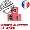 Samsung Galaxy Wave GT s8500 C Pins Connector Micro à Connecteur USB Flex Dock charge Prise souder Dorés de ORIGINAL Chargeur