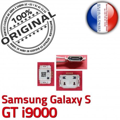 Samsung Galaxy S GT i9000 C à ORIGINAL Dock charge Connecteur Connector de Micro Chargeur Pins Dorés USB souder Flex Prise