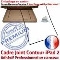 PACK iPad 2 A1395 Joint N Tactile Verre KIT Noire Réparation Precollé PREMIUM Tablette Apple Adhésif Bouton Vitre Cadre iPad2 HOME Chassis