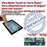 PACK iPad 4 A1459 Joint N PREMIUM HOME Precollé Cadre Vitre Tactile Adhésif Verre Chassis Réparation iPad4 Apple Tablette Bouton KIT Noire