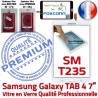 Samsung Galaxy SM-T235 TAB4 B LCD 7 inch Vitre Tactile Supérieure Qualité Prémonté Adhésif Ecran Blanche PREMIUM Verre Assemblée